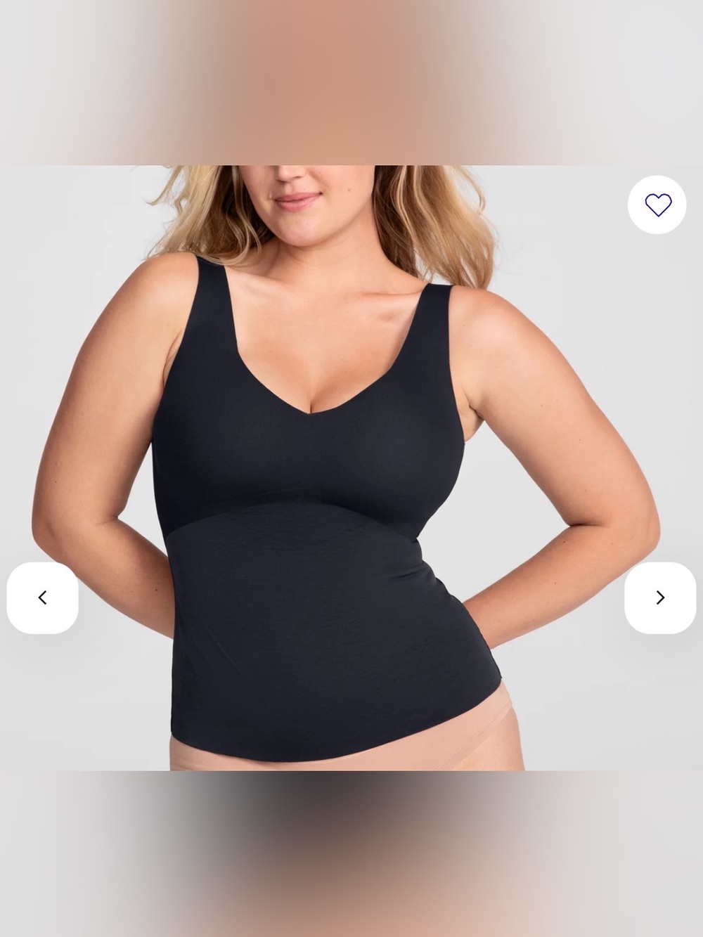 Honeylove LiftWear Tank XL Black Shapewear